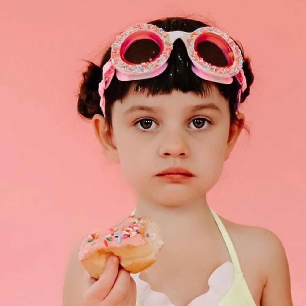 Sprinkle Donut Kids Swimming Goggles-Grape Jelly